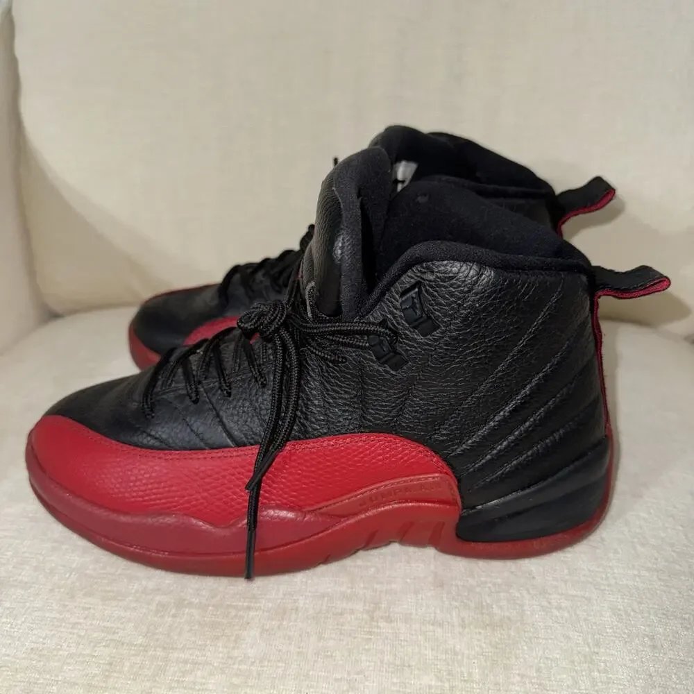 [130690-002] Mens Air Jordan 12 Retro 'Flu Game' 2016 - SIZE 8 (damage)